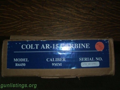 Colt Ar 9mm