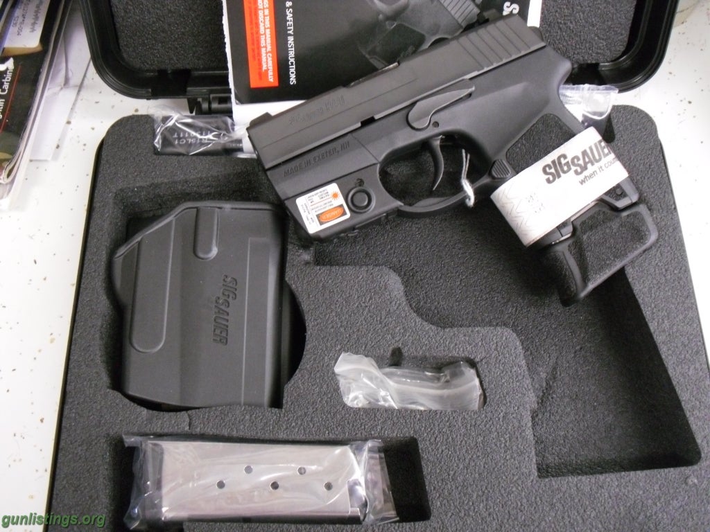 Pistols Sig Sauer P290, 9mm Night Sights/Factory Laser