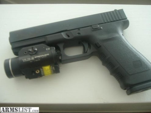 Pistols Glock 21SF/ Tactical Light-laser Combo