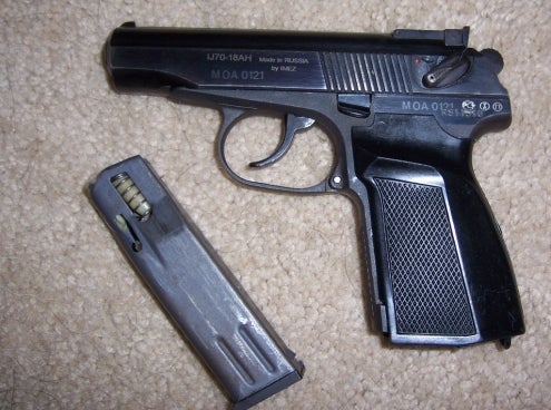 Pistols Real Russian Makarov! 9X18 Mak Double Stack!