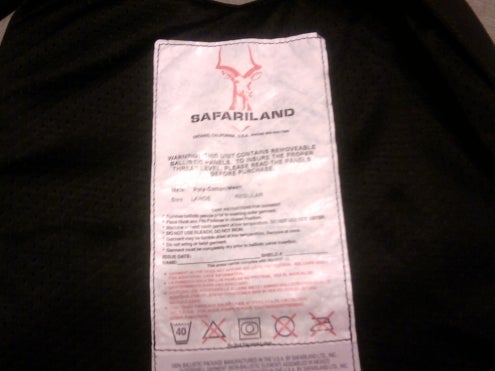 Accessories SafariLand Bulletproof Vest