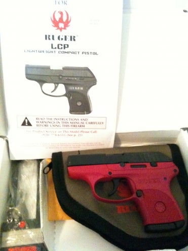 Pistols Ruger Lcp Rasberry Pink Great Conceal Carry Pistol