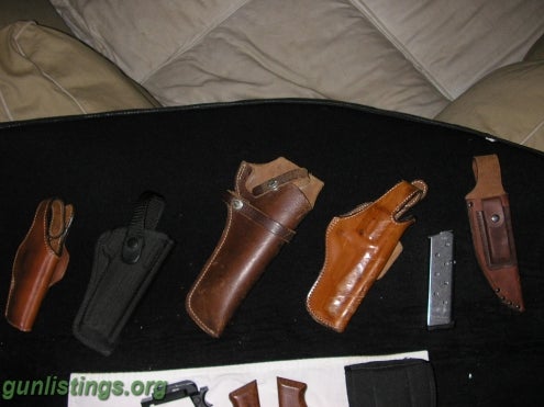 Accessories Holsters, Speed Loaders, Case,  Etc.