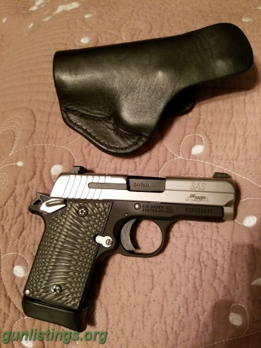 Accessories Sig P938 Custom Grips, Screws, Holster And 2 Mags.