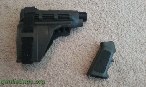 Accessories Sig Sauer SB15 AR Pistol Brace, Buffer Tube, & Grip