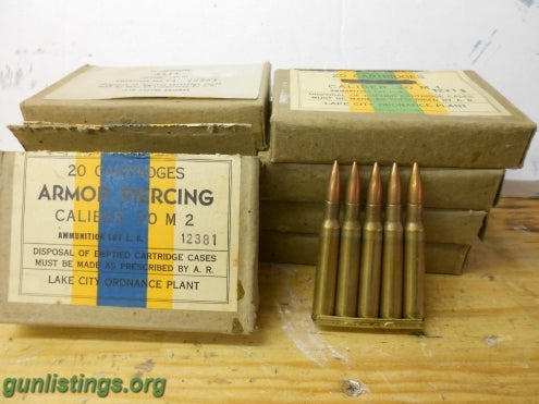 Ammo .30 Cal Ammo