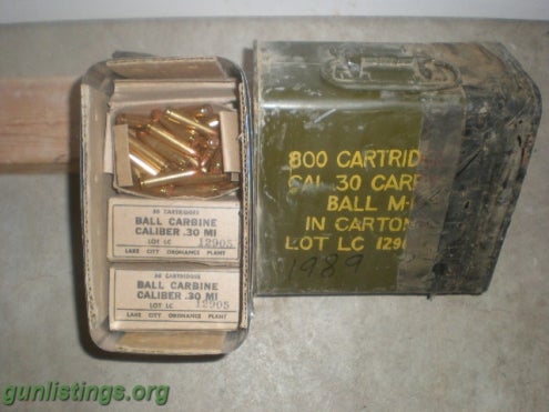 Ammo .30 Carbine Ammo