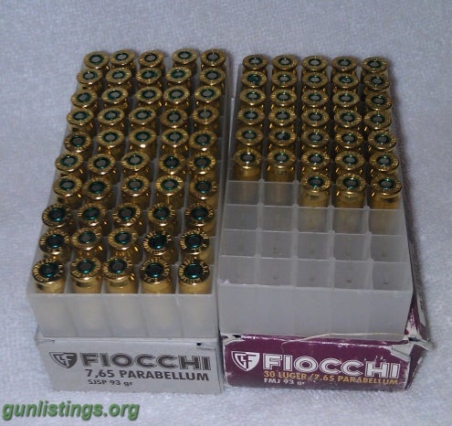 Ammo .30 Luger Ammo - 7.65 Parabellum