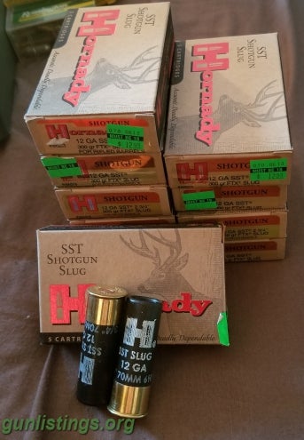 Ammo 10 Boxes 12ga Hornady Sst Slugs