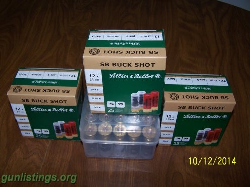 Ammo 12 Gauge 00 Buckshot