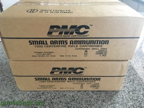 Ammo 2000 Rounds Of PMC .223 FMJ