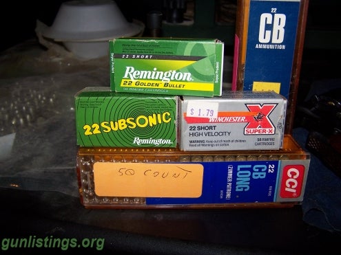 Ammo ,22 Low Velocity Ammo