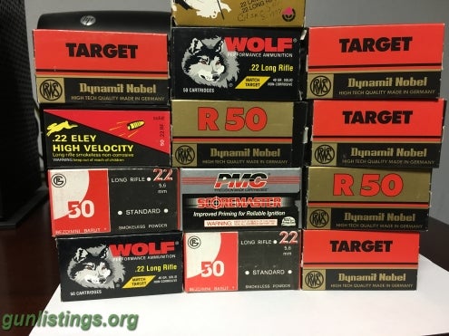 Ammo 22LR  MATCH GRADE Ammo