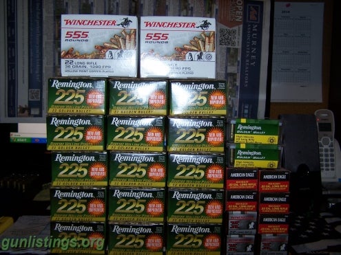 Ammo 22LR Ammo Remington, Winchester, American Eagle