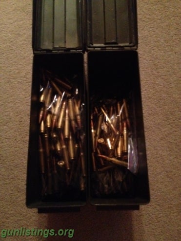 Ammo 250 Rounds Of  7.62 X 51 Ammo