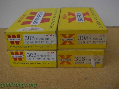 Ammo 308 Remington/Winchester Ammunition