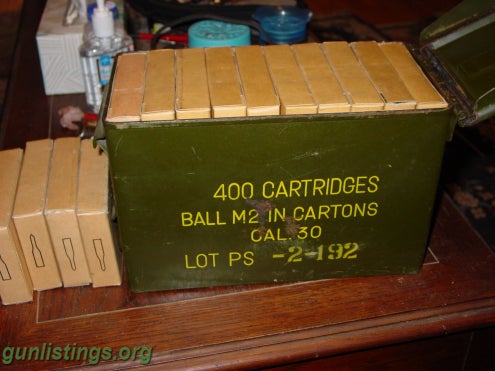 Ammo 30 Cal M2 Ball Ammo