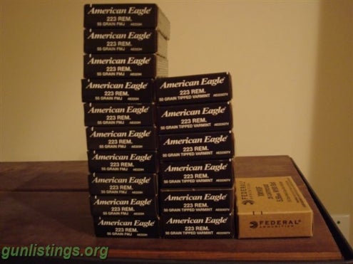 Ammo 500 Rounds Of .223 And 5.56 Ammunition