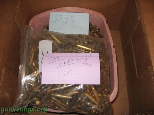 Ammo 556 BRASS