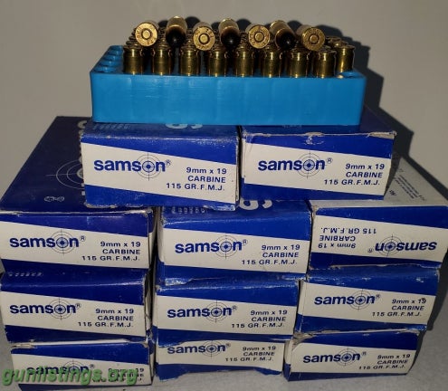 Ammo 600 Rounds +P 9mm UZI AMMO