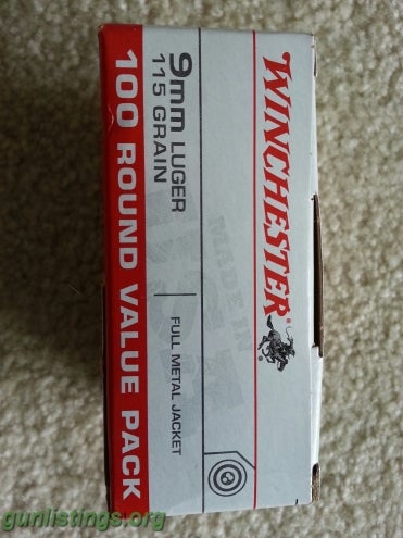 winchester 9mm ammo value pack