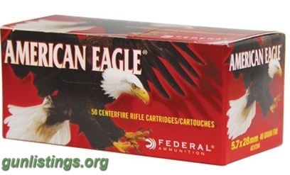 Ammo American Eagle FN 5.7x28 500rds