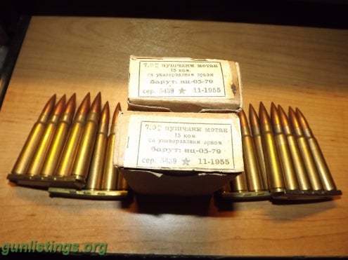 Ammo AMMO. 7.9MM RUSSIAN AMMO