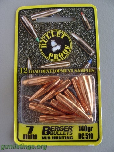 Ammo Berger 7mm VLD Hunting Bullets