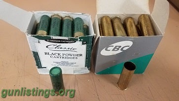 Ammo BLACK POWDER SHOTGUN SHELLS