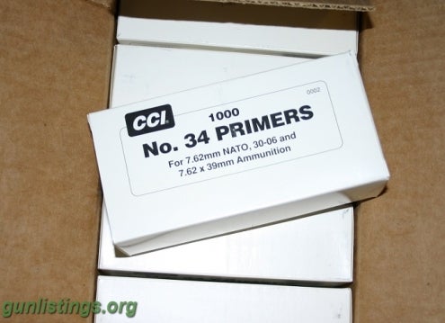 Ammo ** SOLD ** CCI #34 Primers 2k Count