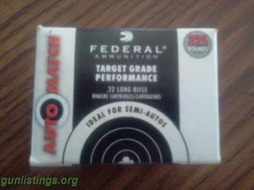 Ammo Federal Auto Match 22 Ammo