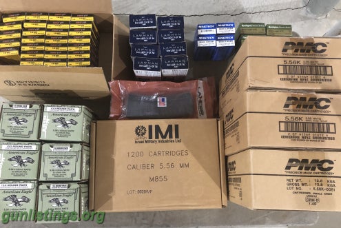 Ammo IMI 5.56 GREEN TIP AMMO 1200 Round Case ISRAELI MADE