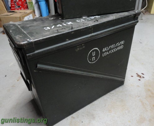 Large Metal Ammo Box in rockford, Illinois gun classifieds -gunlistings.org