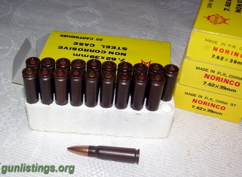 Ammo Norinco 7.62 X 39 Mm AP Ammo