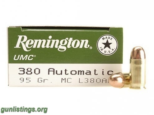 Ammo PMC & UMC .380 Ammo