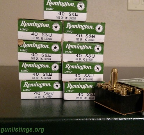 Remington 165gr .40 40 S&W ammo in des moines, Iowa gun classifieds ...