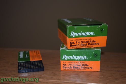 Ammo Remington 7 1/2 Benchrest Small Rifle Primers