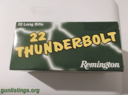 Ammo Remington Thunderbolt .22LR Ammunition Ammo Brick (500)