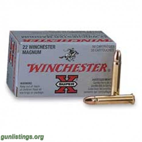 Ammo Winchester 22 Mag 40 Grain