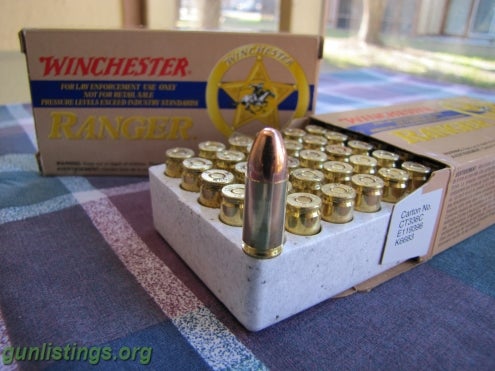 Ammo Winchester 9mm NATO Ranger Ammo, Per Box