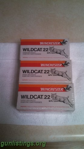 Ammo WInchester Wildcat .22 Bricks