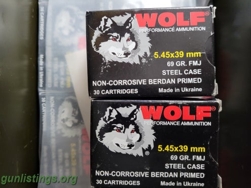 Ammo Wolf 5.45x39 AK-74 Ammo