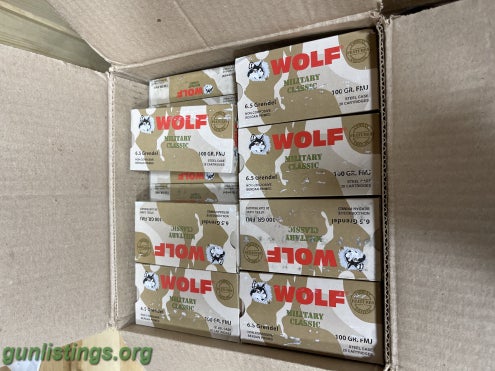 Ammo Wolf 6.5 Grendel Ammo / 500rds