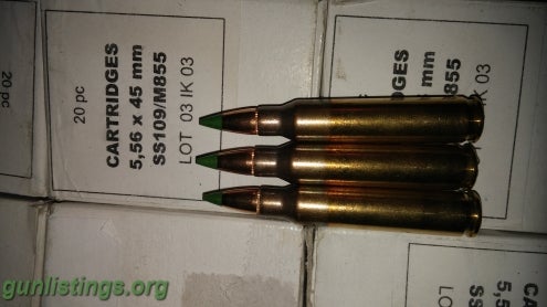 Ammo XM855AP 5.56 AMMO