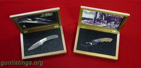 Collectibles Browning Knife Collector Edition Package