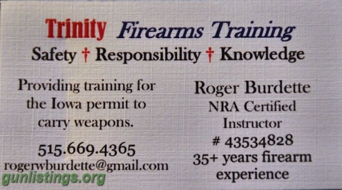 Events Iowa Permit To Carry Weapons Class