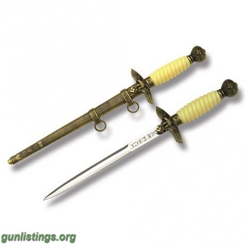 Misc German Nazi Dagger W Ivory Composition Handle