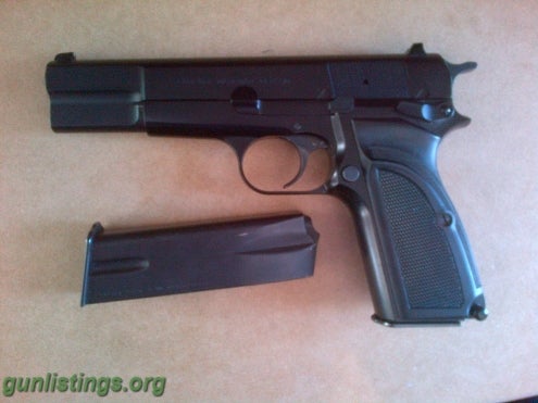 Pistols 1989 Browning Hi Power 9mm Made In Belgium