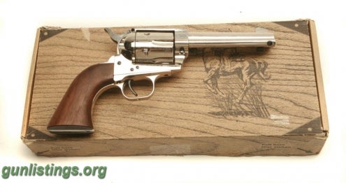 Pistols 22 Revolver Nickel Plated Bounty Hunter