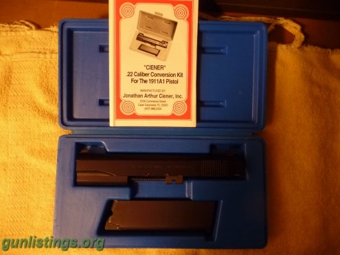 Pistols 22 Cal Conversion Kit For 1911 Style Piostol